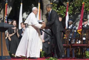 El Papa Francisco con Obama