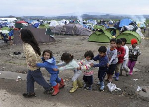 Refugiados Idomeni