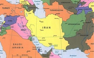 mapa iran iraq Siria afganistan