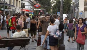 Una imagen del barrio de Lavapiés