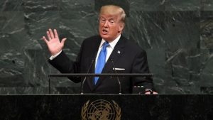 Donald Trump habla por primera vez como presidente de los Estados Unidos, en la Asamblea General de las Naciones Unidas. / BBC Mundo