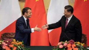 Macron y Xi Jinping